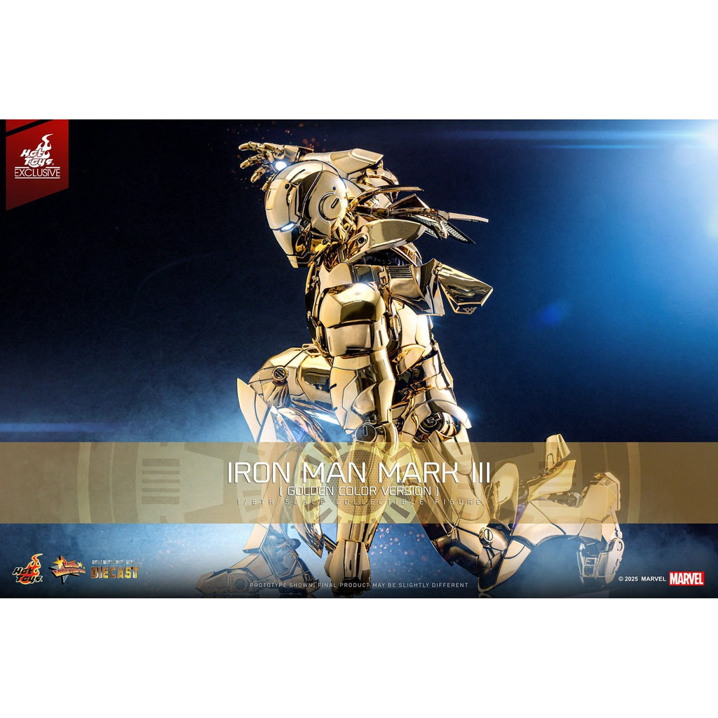Image produit Iron Man - Iron Mark III figurine de collection Masterpiece 1:6 Gold Color Version Exclusif