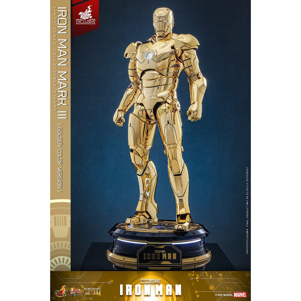 Image produit Iron Man - Iron Mark III figurine de collection Masterpiece 1:6 Gold Color Version Exclusif