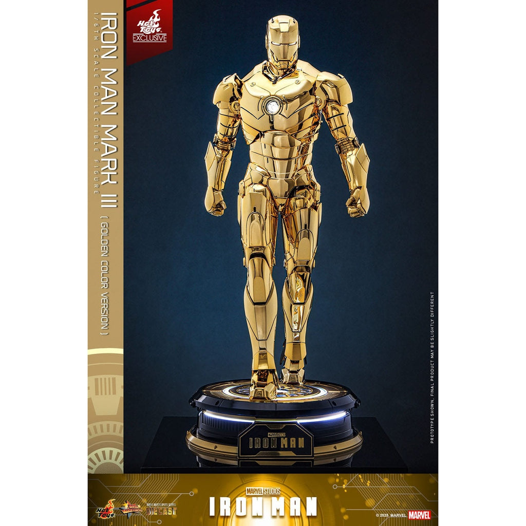 Image produit Iron Man - Iron Mark III figurine de collection Masterpiece 1:6 Gold Color Version Exclusif
