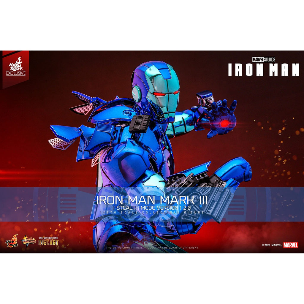 Product image Iron Man - Iron Man Mark III Masterpiece 1:6 Action Figure Stealth Mode Version Exclusive