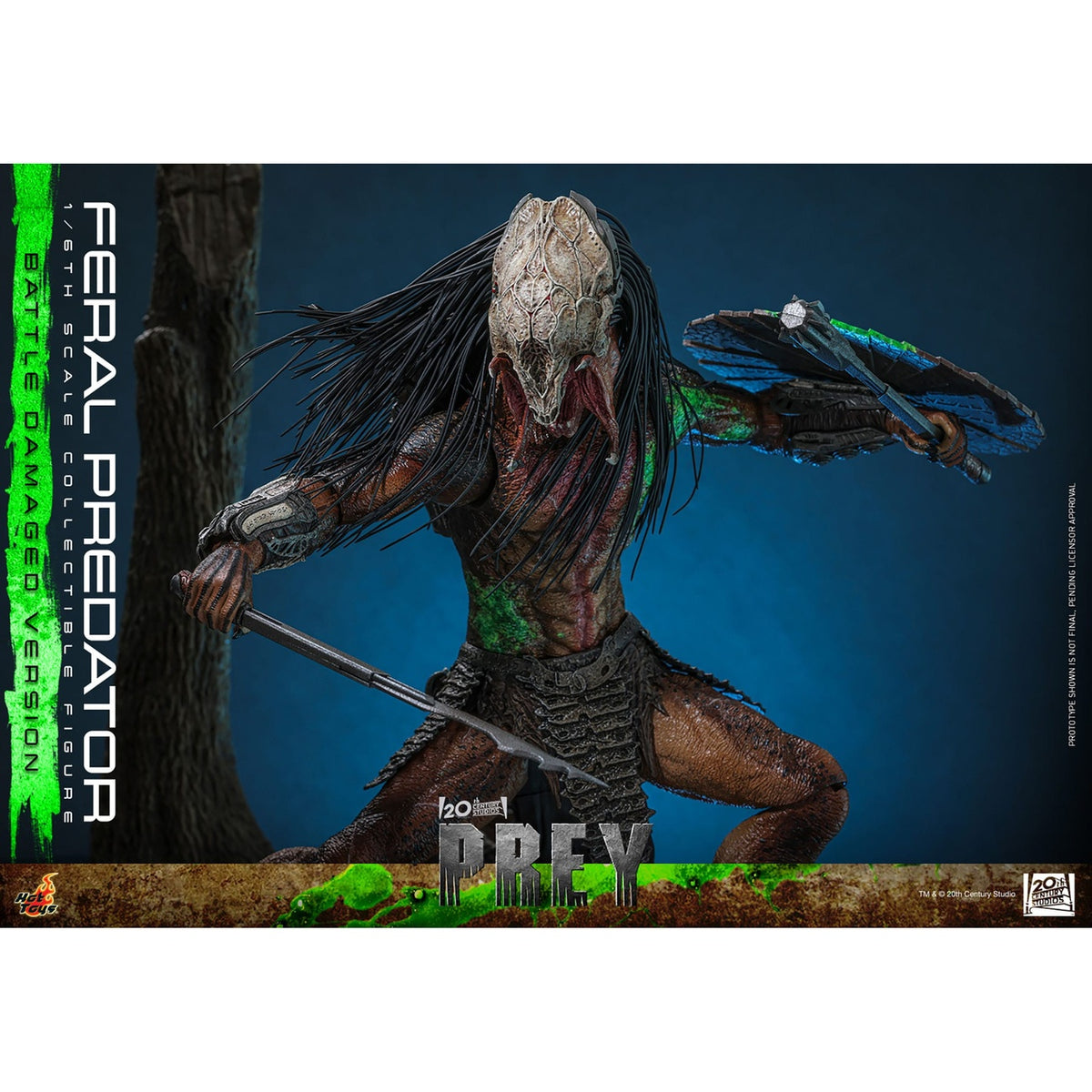 Image produit Prey - Figurine articulée Feral Predator 1:6 Version Battle Damaged