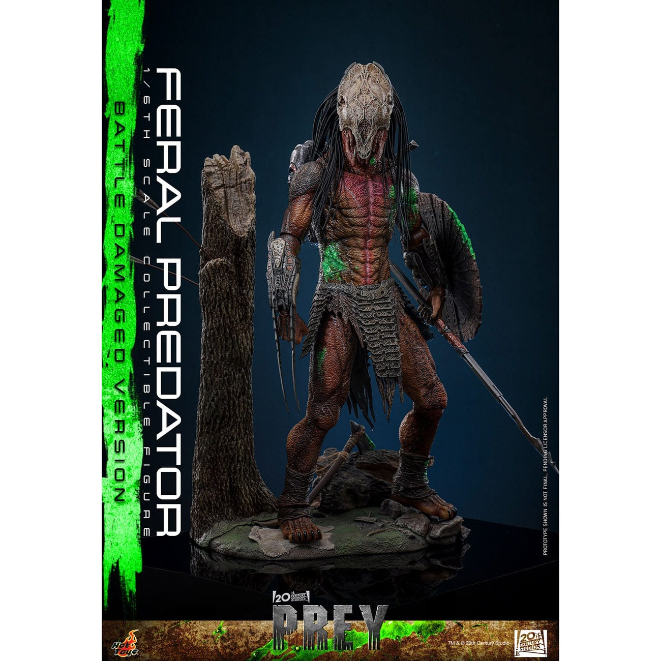 Image produit Prey - Figurine articulée Feral Predator 1:6 Version Battle Damaged
