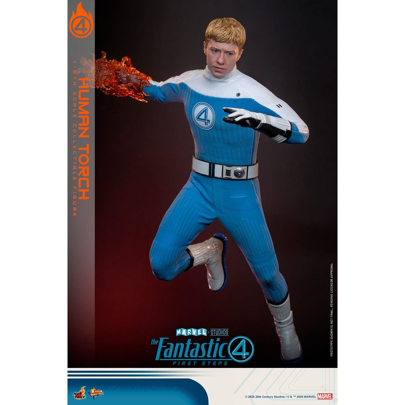 Image produit Les Quatre Fantastiques : First Steps - Figurine d’Exception Human Torch 1:6