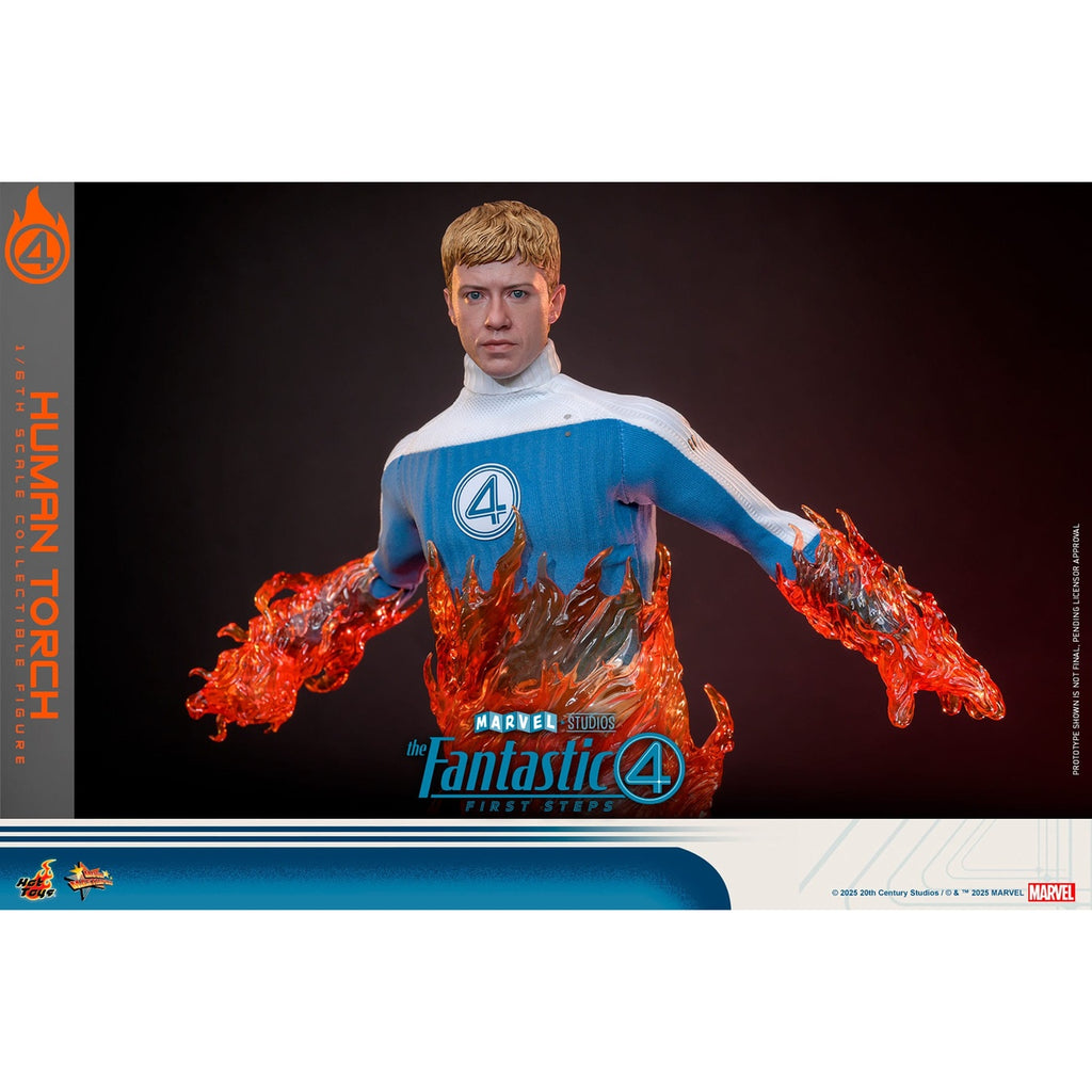 Image produit Les Quatre Fantastiques : First Steps - Figurine d’Exception Human Torch 1:6