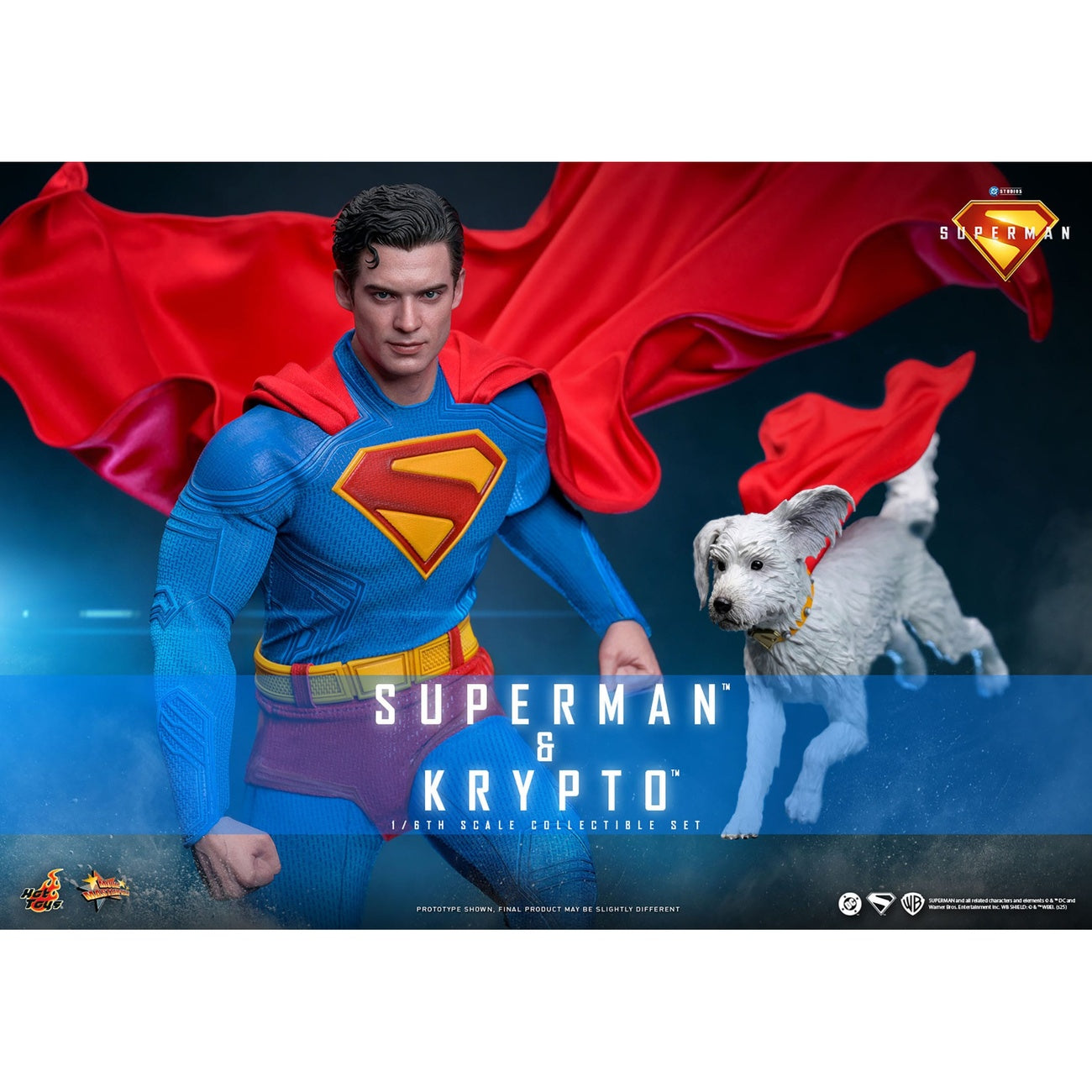Image produit Superman & Krypto figurine d’action Masterpiece 1:6 - Superman