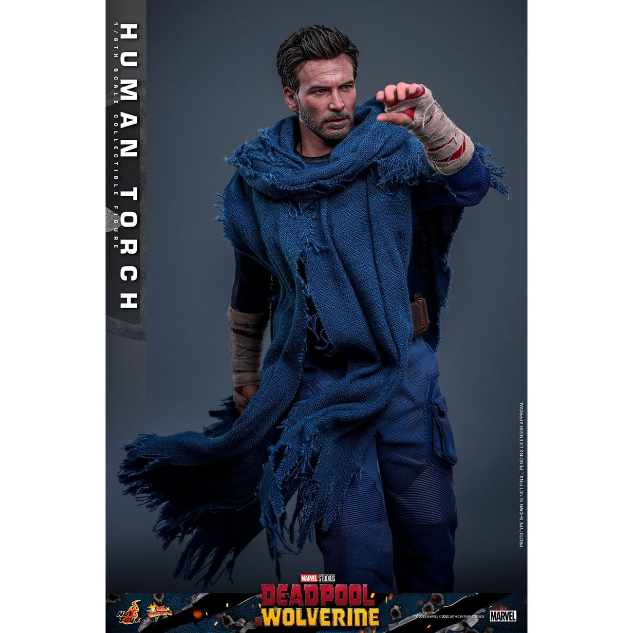 Image produit Deadpool & Wolverine - Figurine d’action Human Torch Masterpiece 1:6