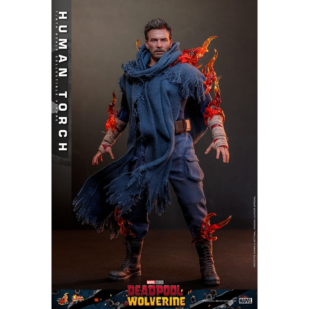 Image produit Deadpool & Wolverine - Figurine d’action Human Torch Masterpiece 1:6