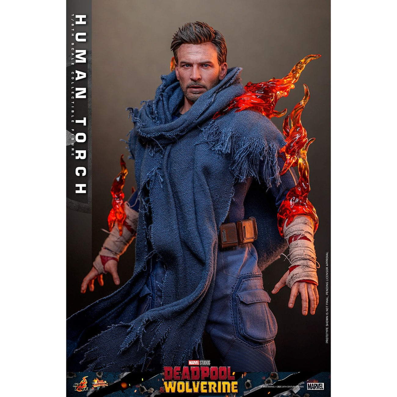 Image produit Deadpool & Wolverine - Figurine d’action Human Torch Masterpiece 1:6