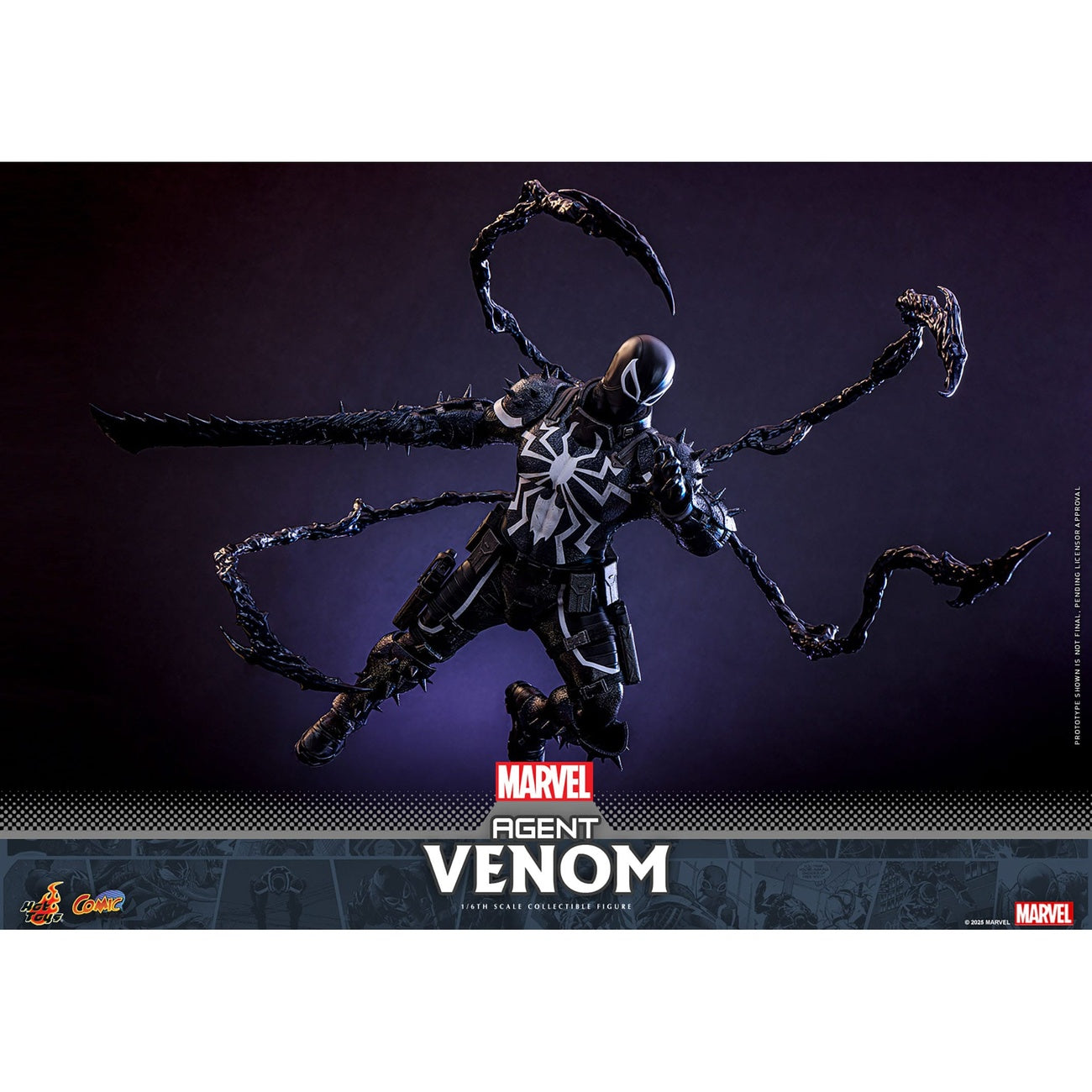 Image produit Marvel - Figurine d’action Agent Venom Comics 1:6