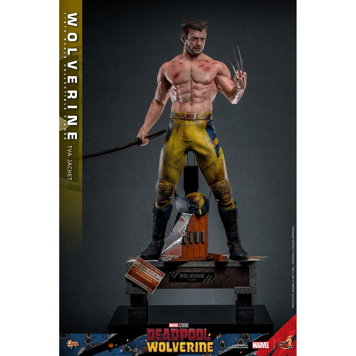 Image produit Figurine articulée Wolverine Masterpiece 1:6 Version Veste TVA – Deadpool & Wolverine