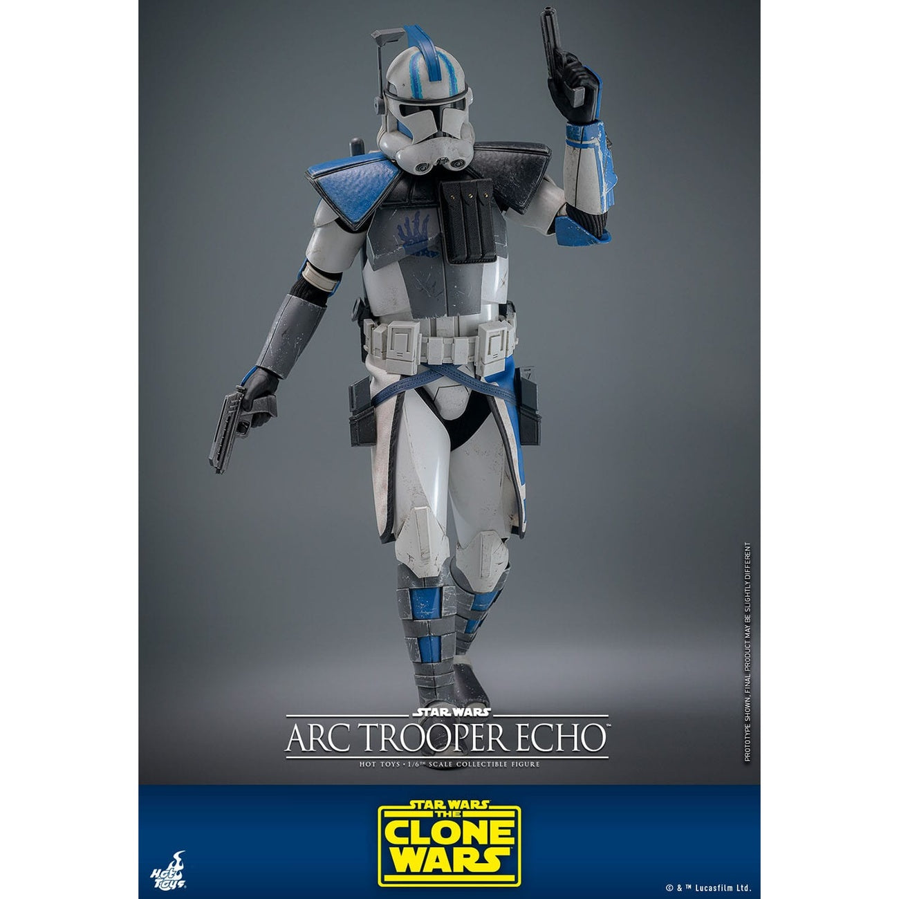 Image produit Star Wars : The Clone Wars - Figurine articulée ARC Trooper Echo échelle 1:6