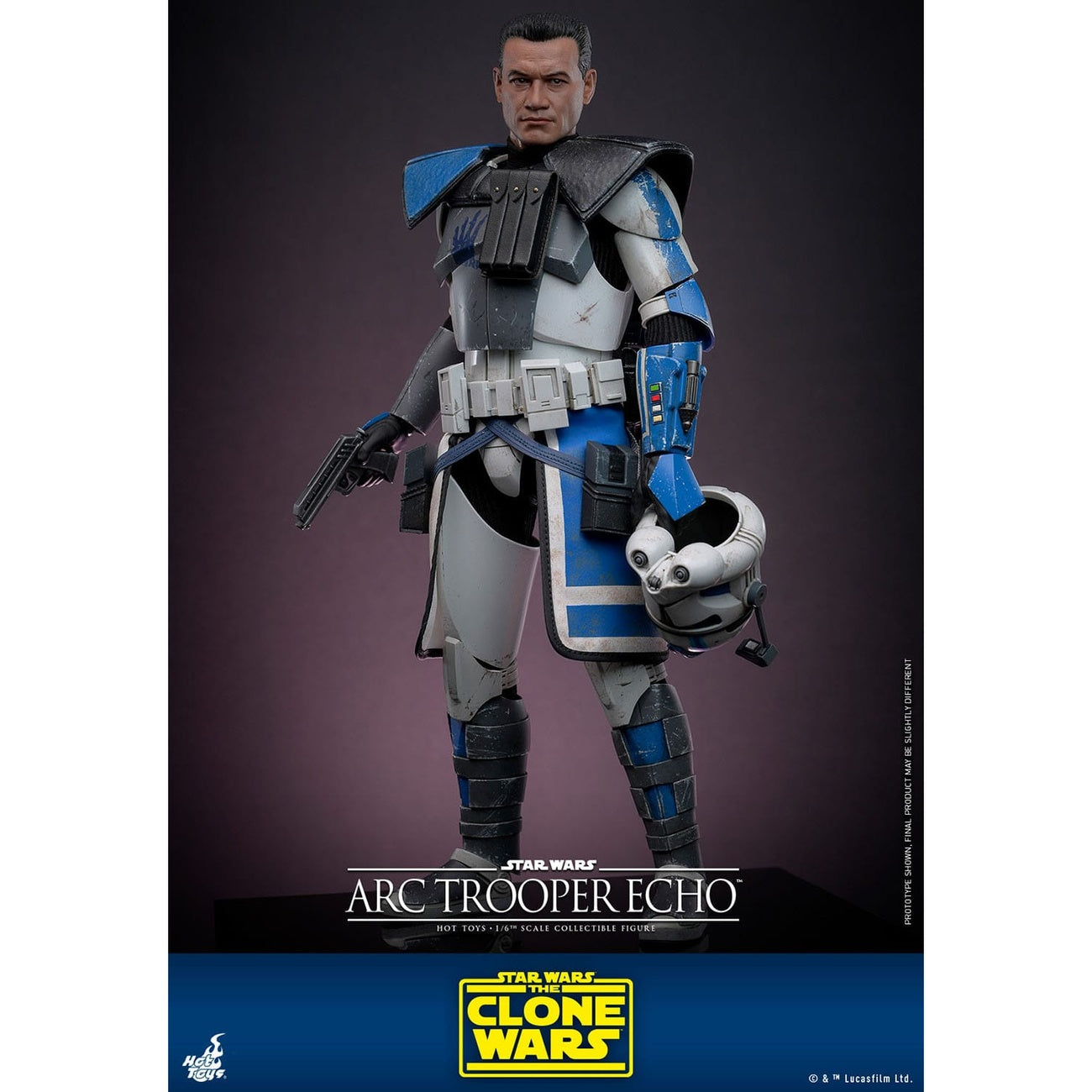 Image produit Star Wars : The Clone Wars - Figurine articulée ARC Trooper Echo échelle 1:6