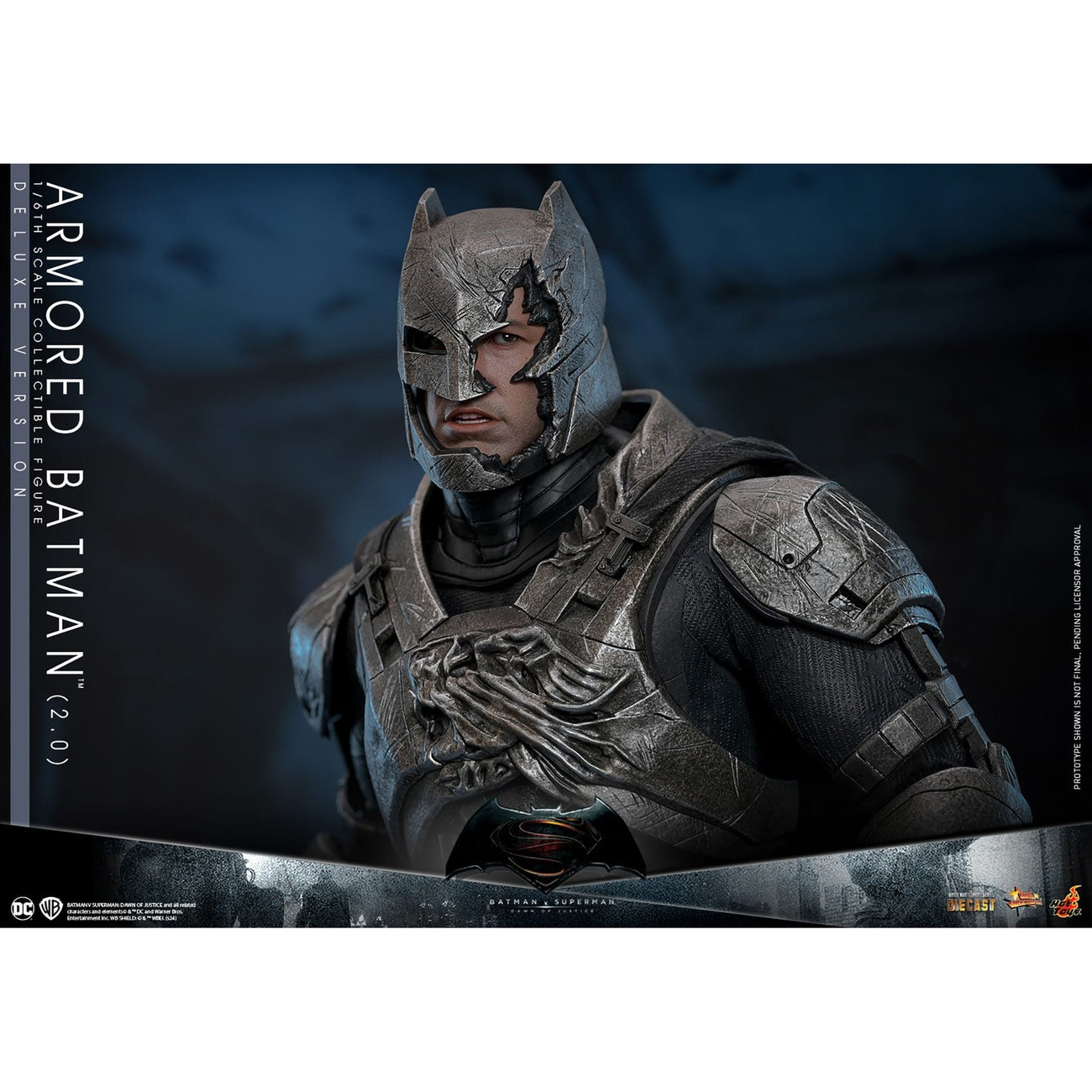 Image produit Batman v Superman : L’Aube de la justice – Figurine articulée Masterpiece 1:6 Batman en armure Version Deluxe