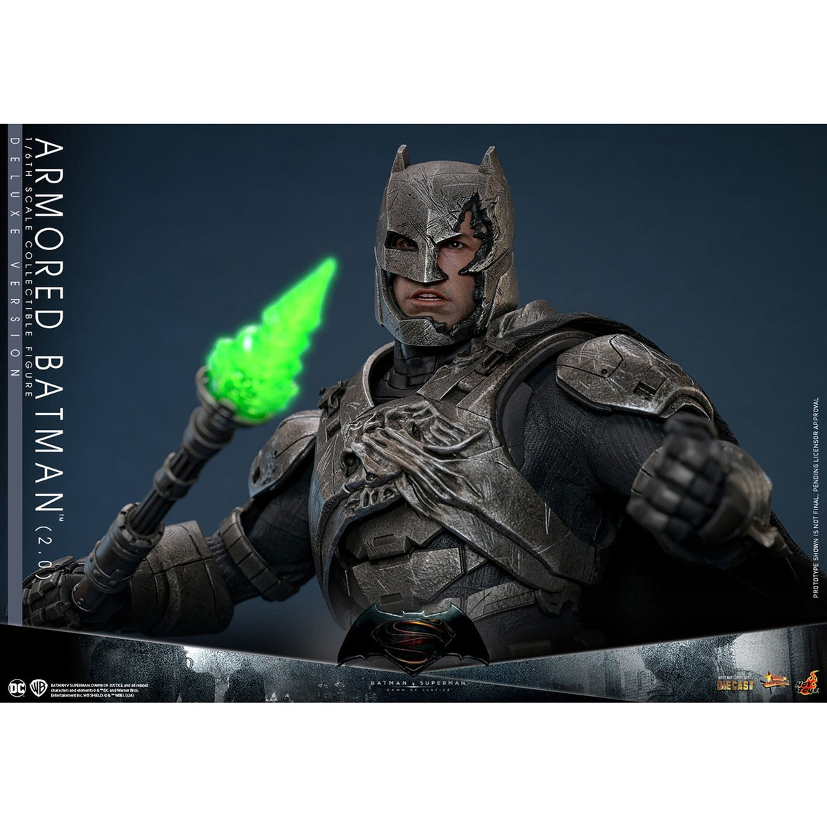 Image produit Batman v Superman : L’Aube de la justice – Figurine articulée Masterpiece 1:6 Batman en armure Version Deluxe