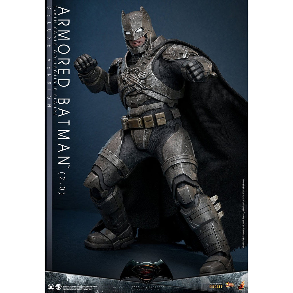 Image produit Batman v Superman : L’Aube de la justice – Figurine articulée Masterpiece 1:6 Batman en armure Version Deluxe