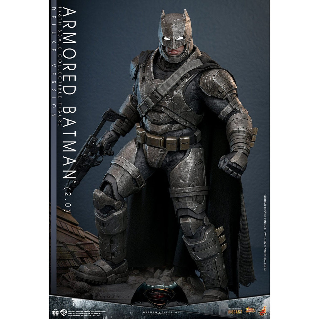 Image produit Batman v Superman : L’Aube de la justice – Figurine articulée Masterpiece 1:6 Batman en armure Version Deluxe