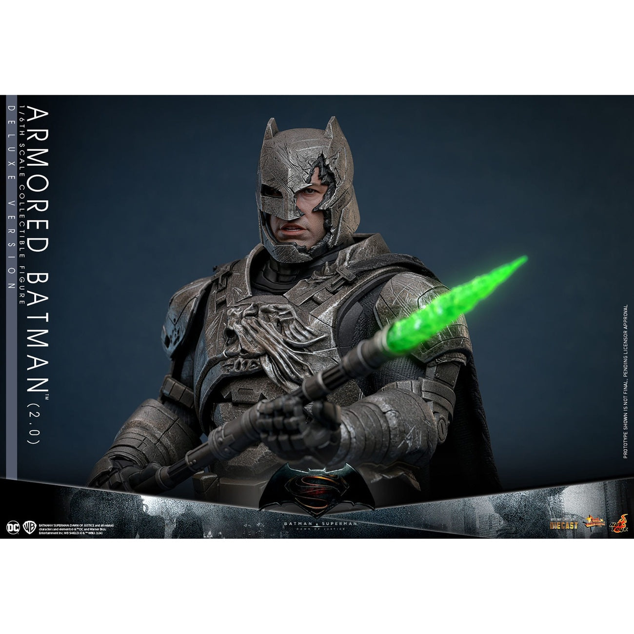 Image produit Batman v Superman : L’Aube de la justice – Figurine articulée Masterpiece 1:6 Batman en armure Version Deluxe