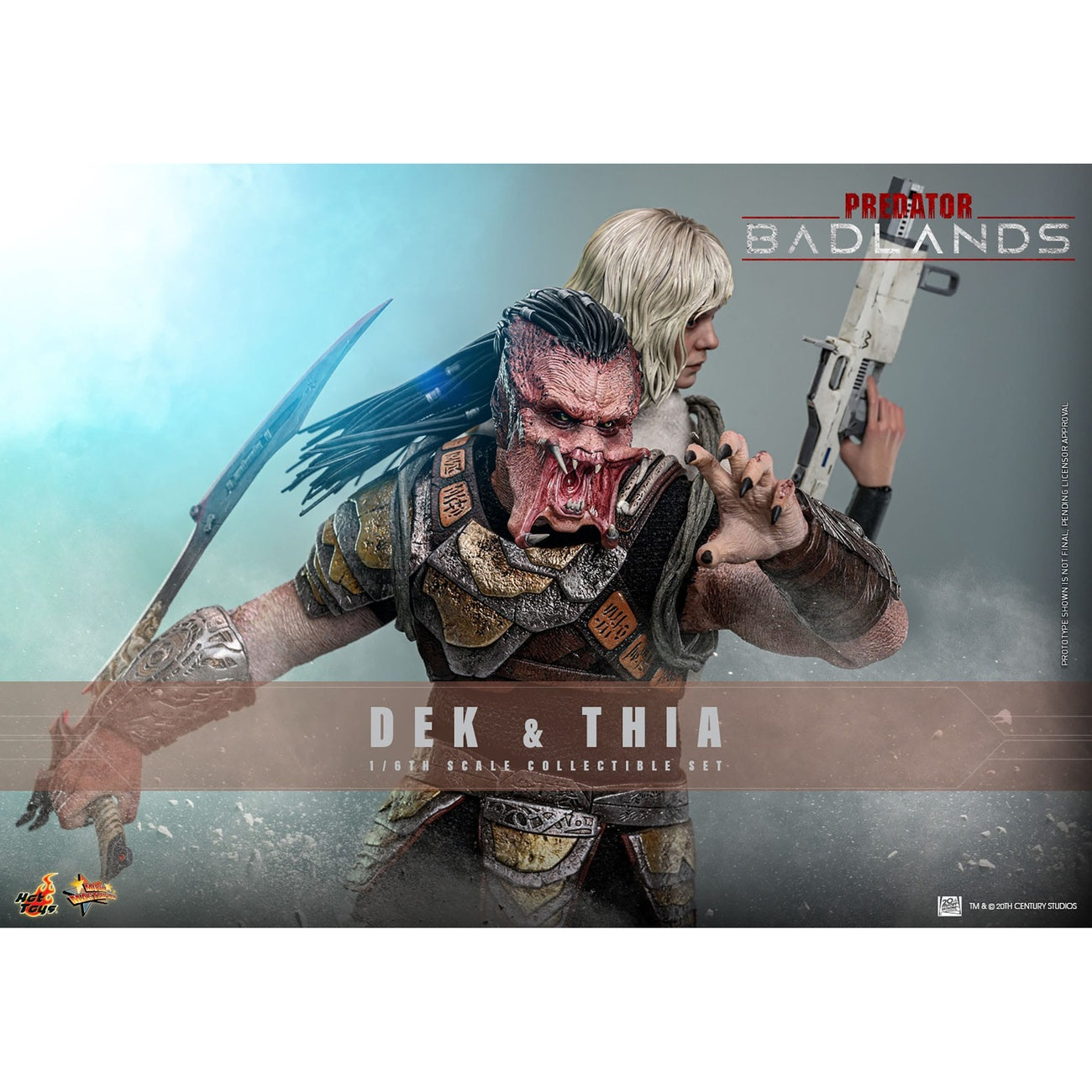 Image produit Predator: Badlands – Figurine d'action Dek & Thia Masterpiece 1:6