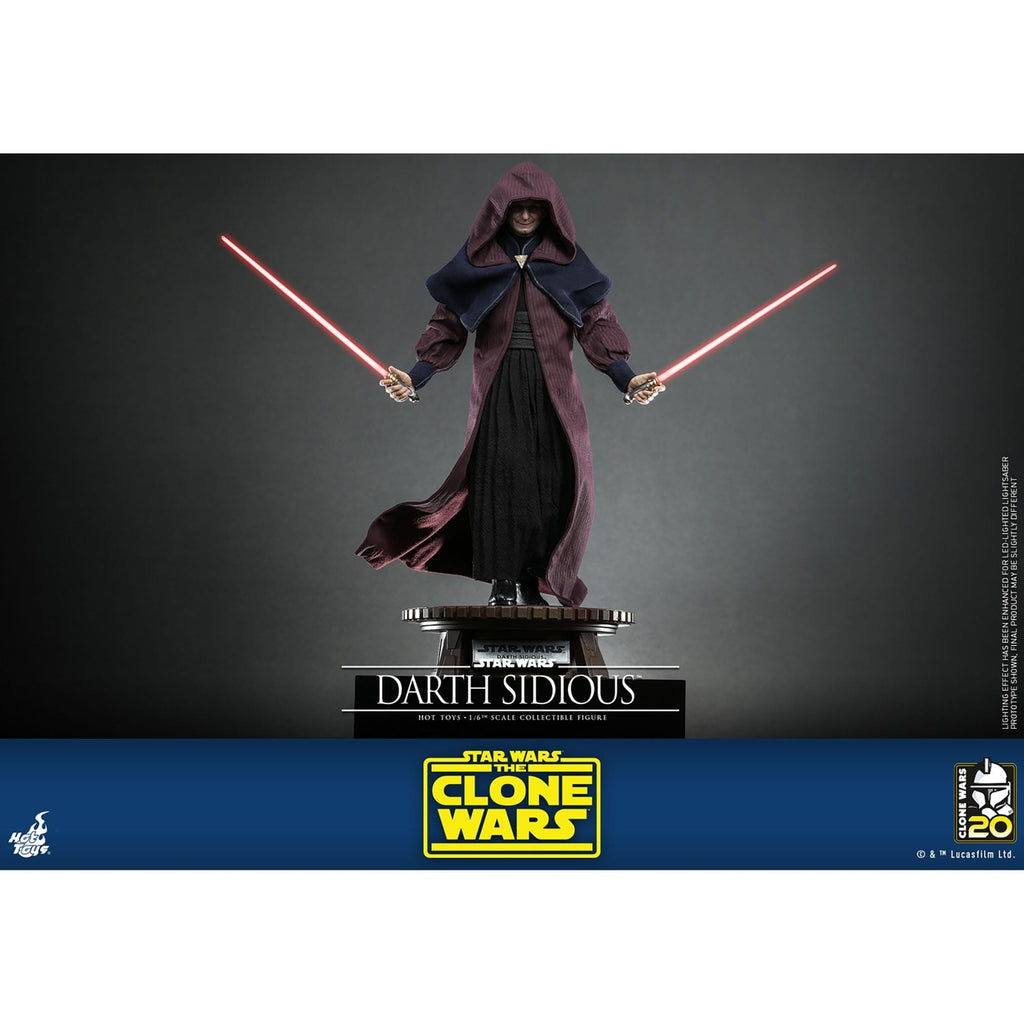 Image produit Star Wars : The Clone Wars - Figurine d’action Darth Sidious 1:6