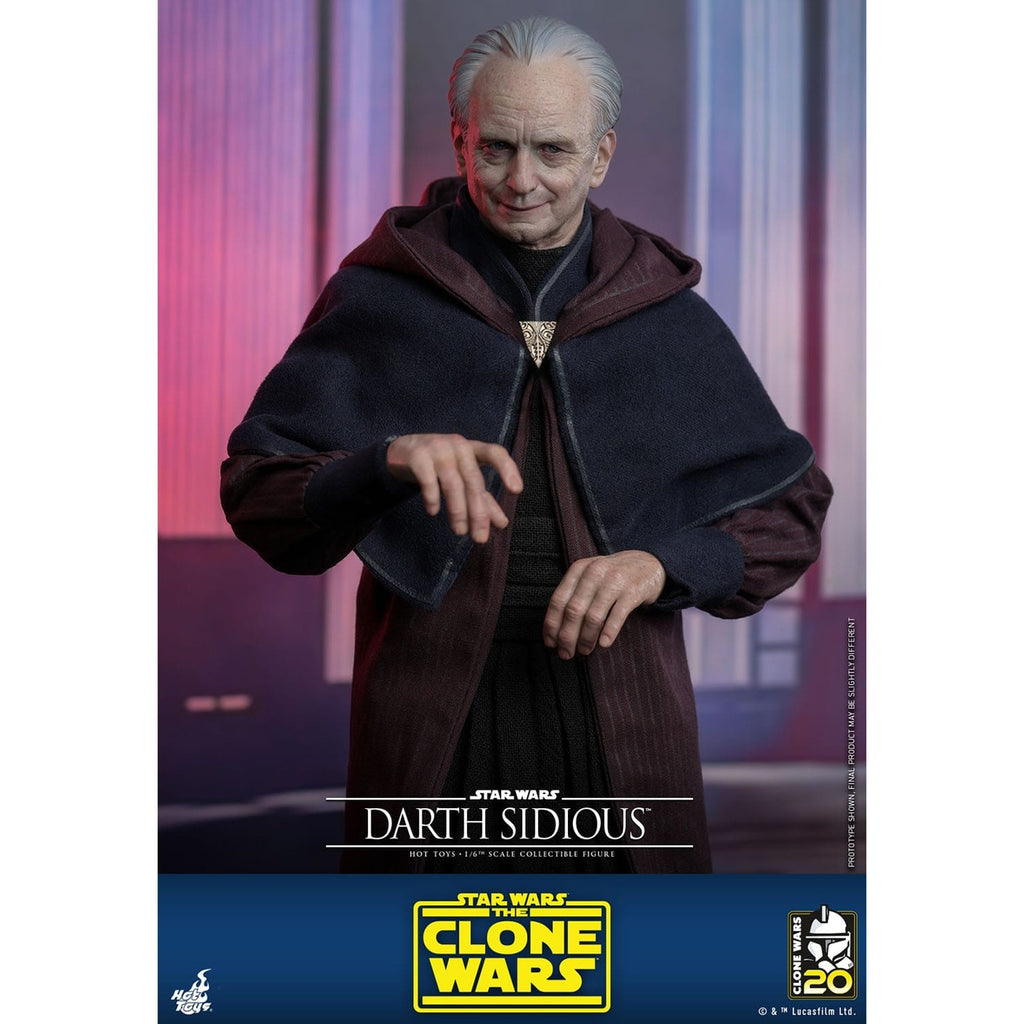 Image produit Star Wars : The Clone Wars - Figurine d’action Darth Sidious 1:6