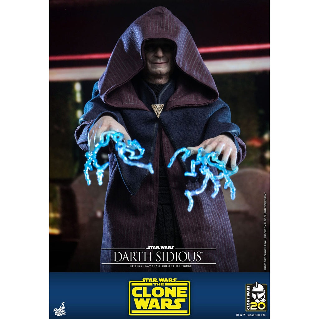 Image produit Star Wars : The Clone Wars - Figurine d’action Darth Sidious 1:6