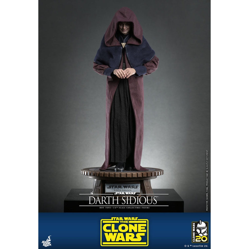 Image produit Star Wars : The Clone Wars - Figurine d’action Darth Sidious 1:6