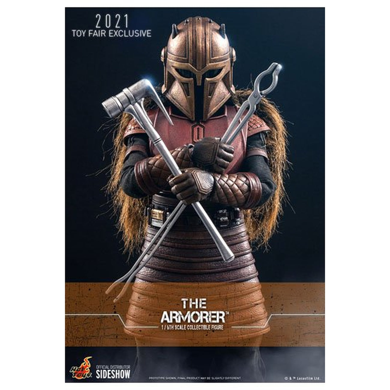Image produit Star Wars The Mandalorian - Figurine articulée The Armorer 1:6 Toy Fair Exclusive 2021