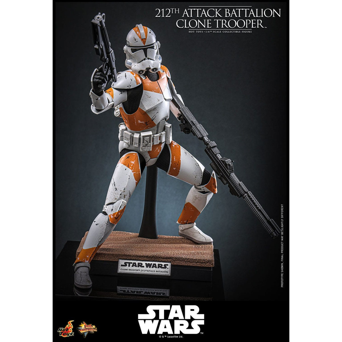 Product image Star Wars: The Clone Wars – 212th Attack Battalion Clone Trooper Action Figure 1:6