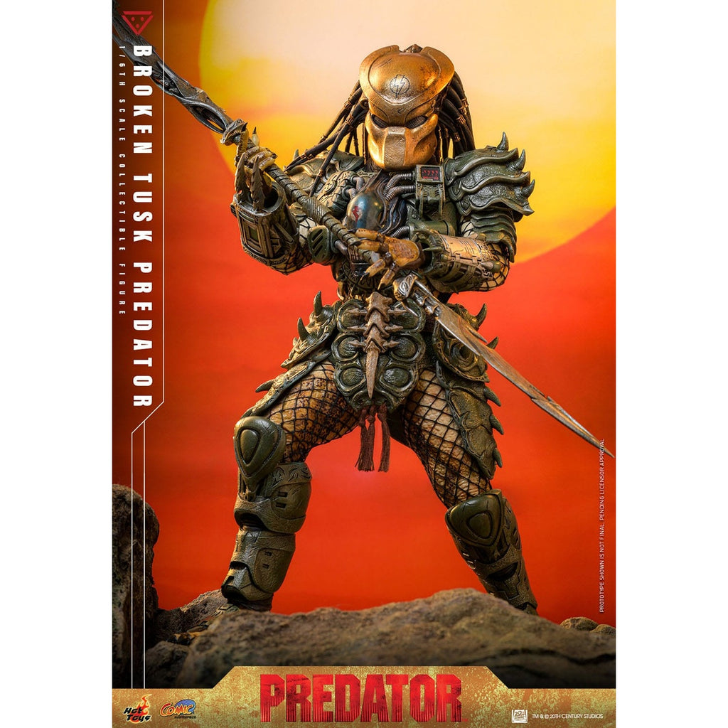 Image produit Alien vs Predator - Figurine d’exception Broken Tusk Predator 1:6