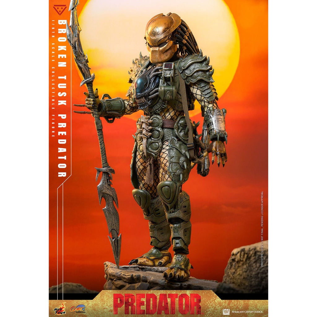 Image produit Alien vs Predator - Figurine d’exception Broken Tusk Predator 1:6