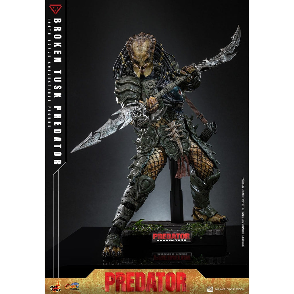 Image produit Alien vs Predator - Figurine d’exception Broken Tusk Predator 1:6