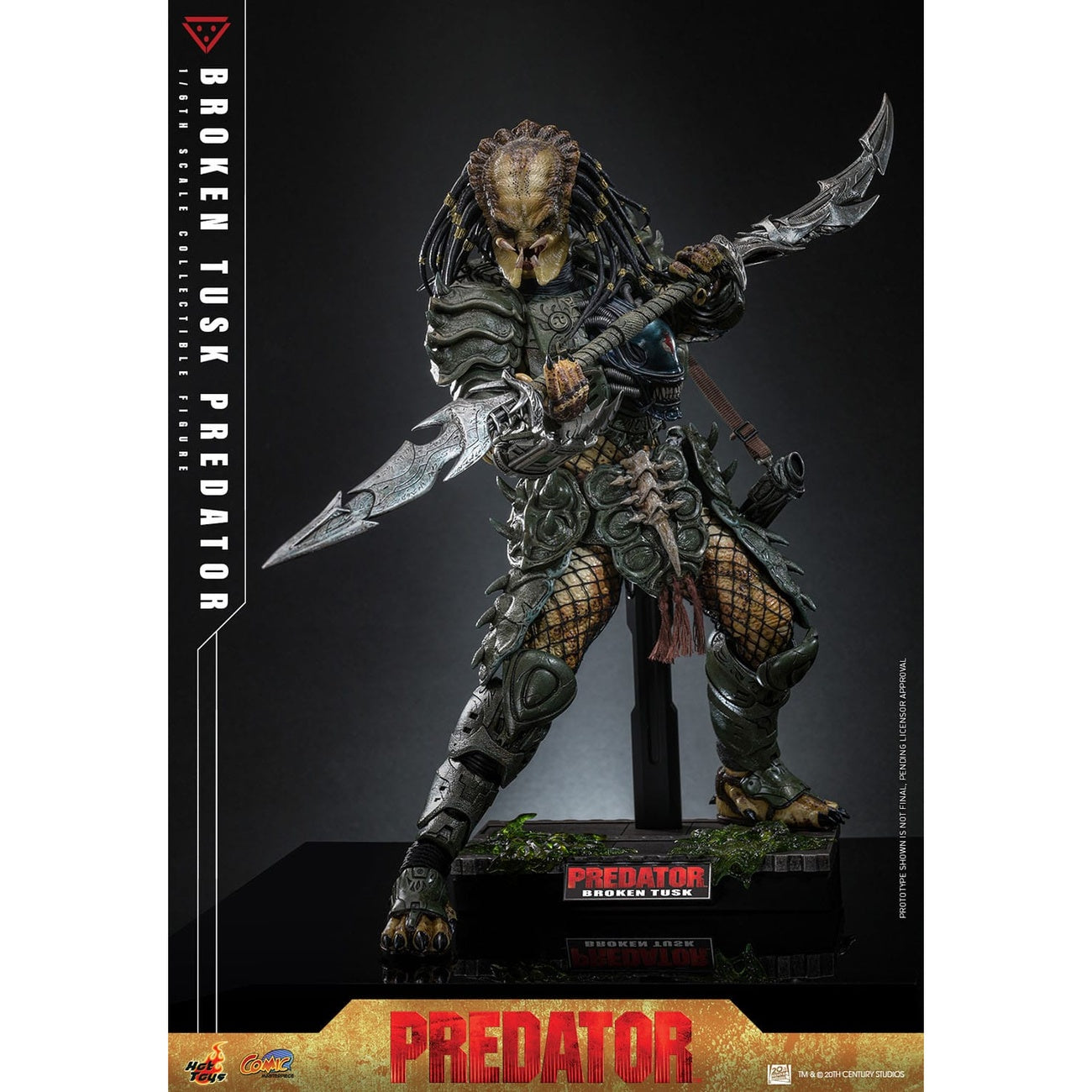 Image produit Alien vs Predator - Figurine d’exception Broken Tusk Predator 1:6