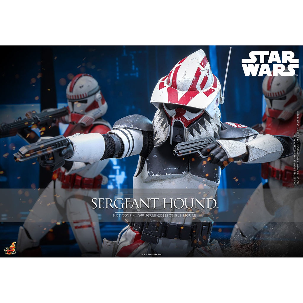 Image produit Star Wars : The Clone Wars - Figurine articulée Sergent Hound 1:6