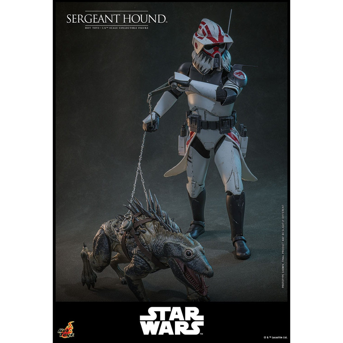 Image produit Star Wars : The Clone Wars - Figurine articulée Sergent Hound 1:6