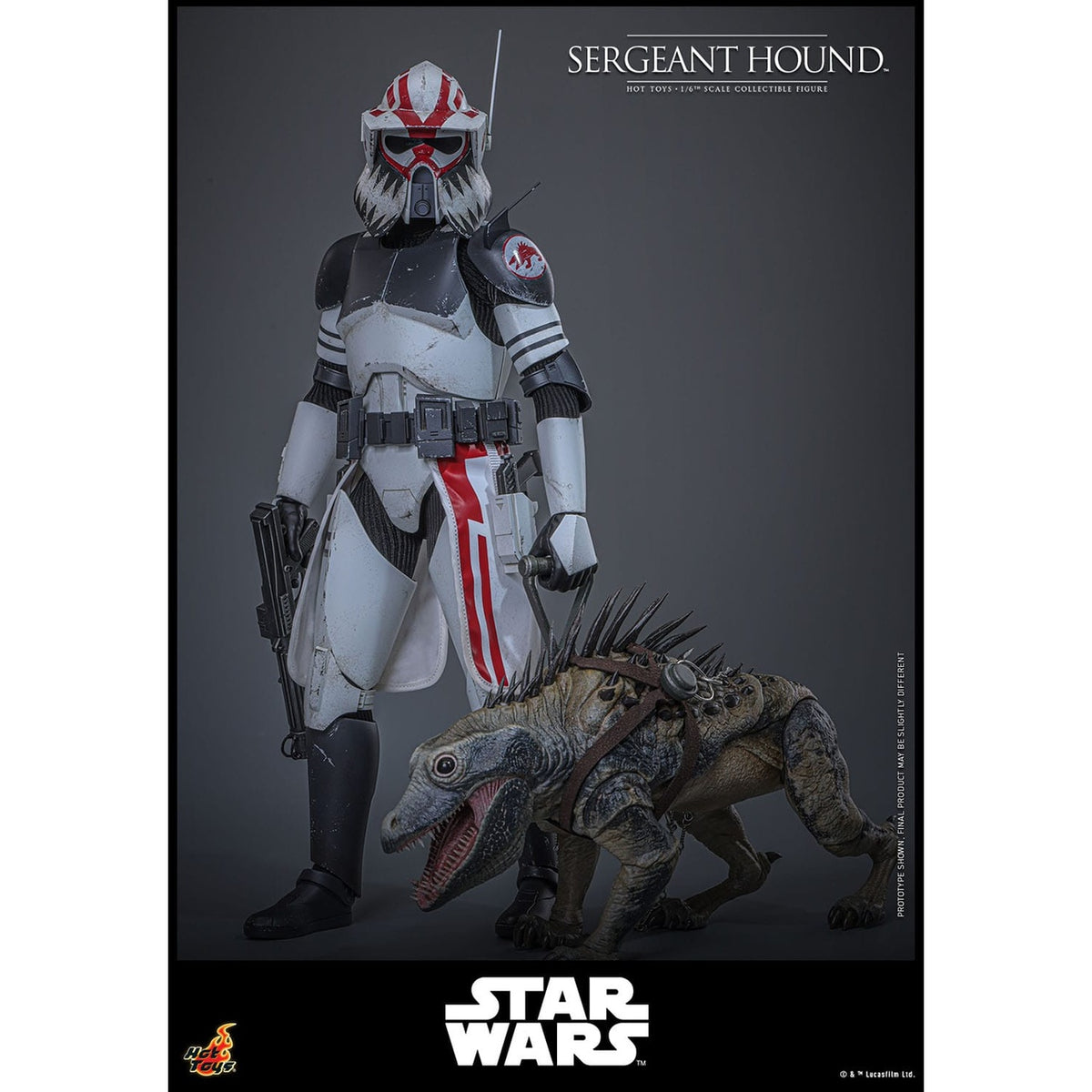 Image produit Star Wars : The Clone Wars - Figurine articulée Sergent Hound 1:6