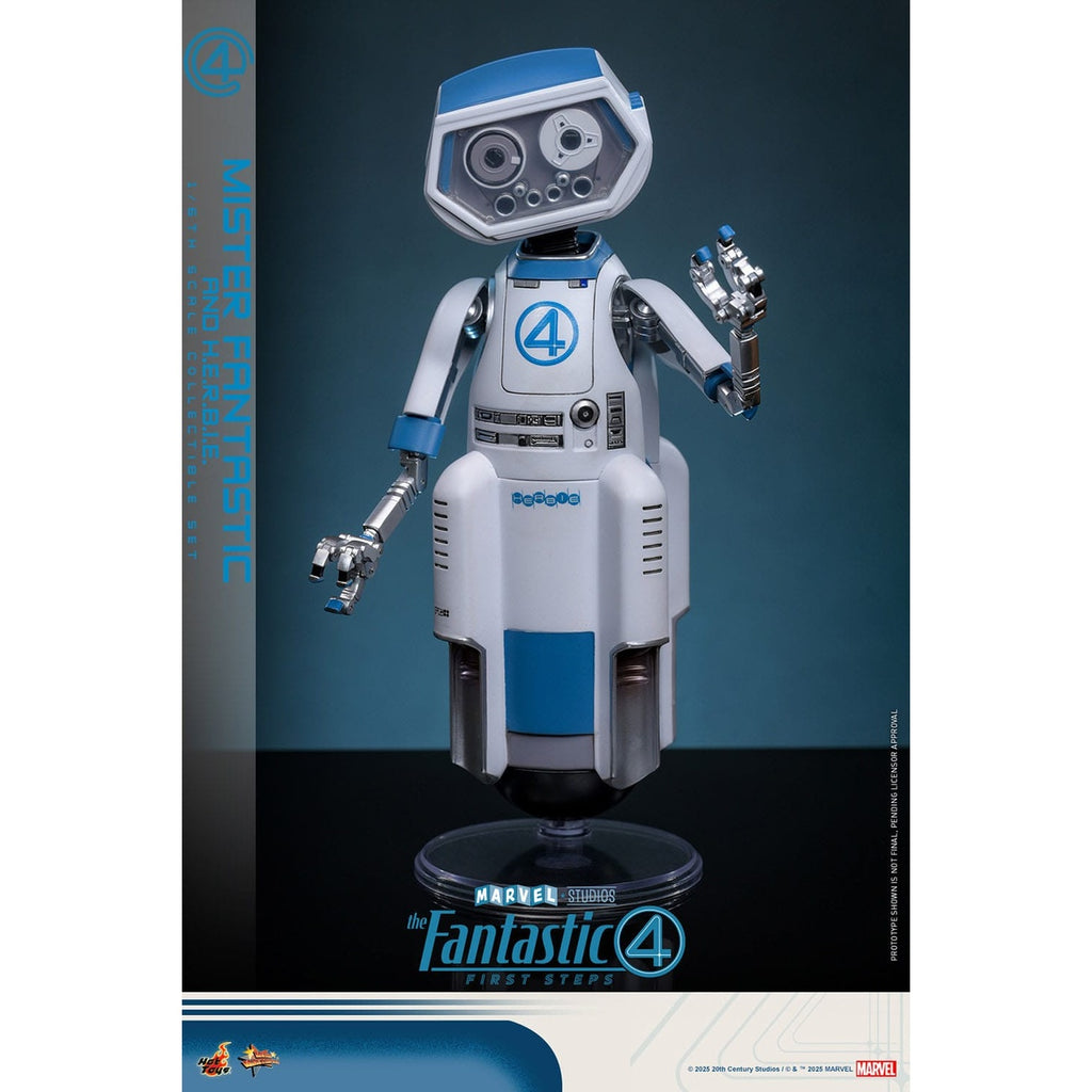 Image produit Les Quatre Fantastiques - Mister Fantastic & H.E.R.B.I.E. coffret de figurines d’action Masterpiece 1:6