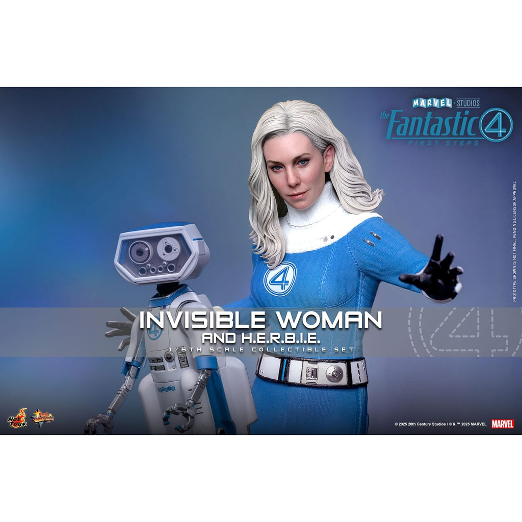 Product image The Fantastic Four - Invisible Woman & H.E.R.B.I.E. Masterpiece 1:6 Action Figure Set