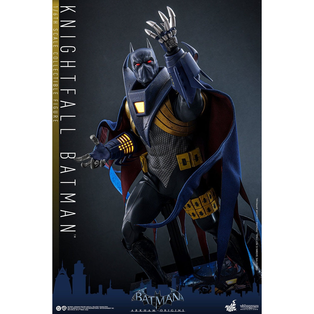 Image produit Batman: Arkham Origins – Figurine d’action Knightfall Batman Masterpiece 1:6