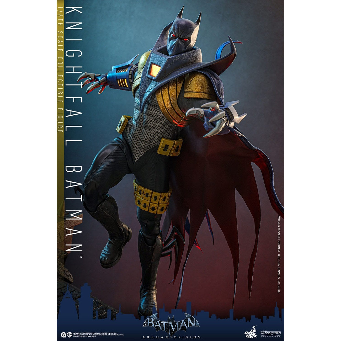 Image produit Batman: Arkham Origins – Figurine d’action Knightfall Batman Masterpiece 1:6