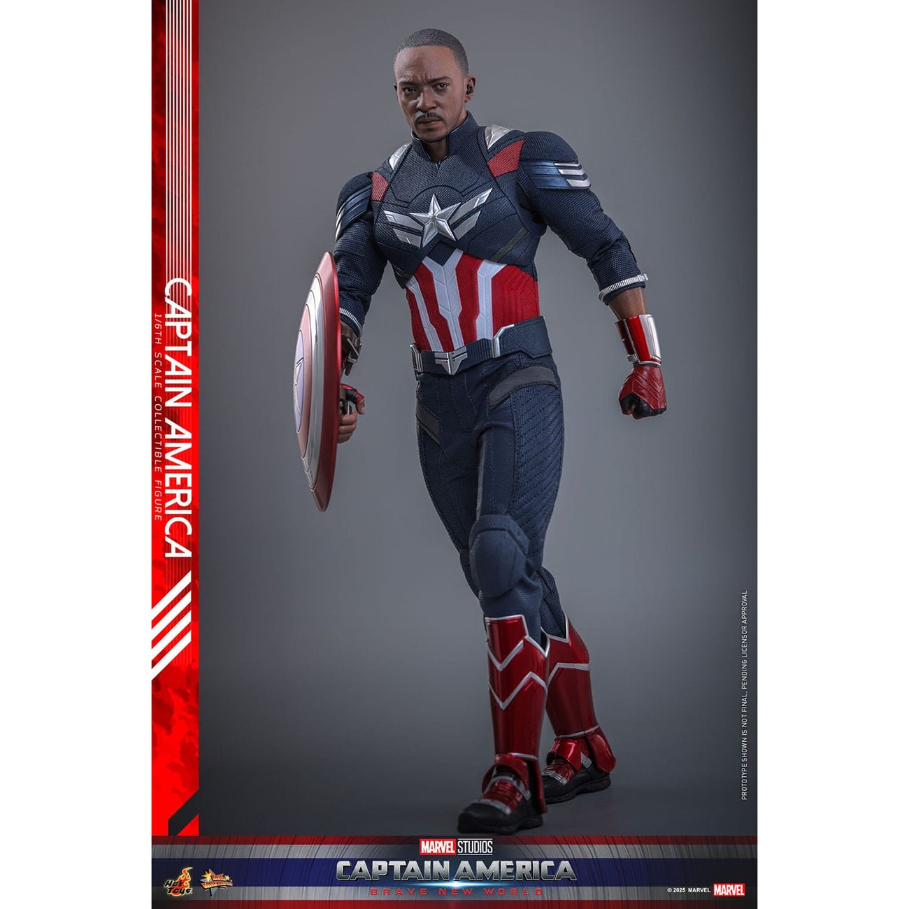 Image produit Captain America: Brave New World - Figurine d’action Captain America Masterpiece 1:6