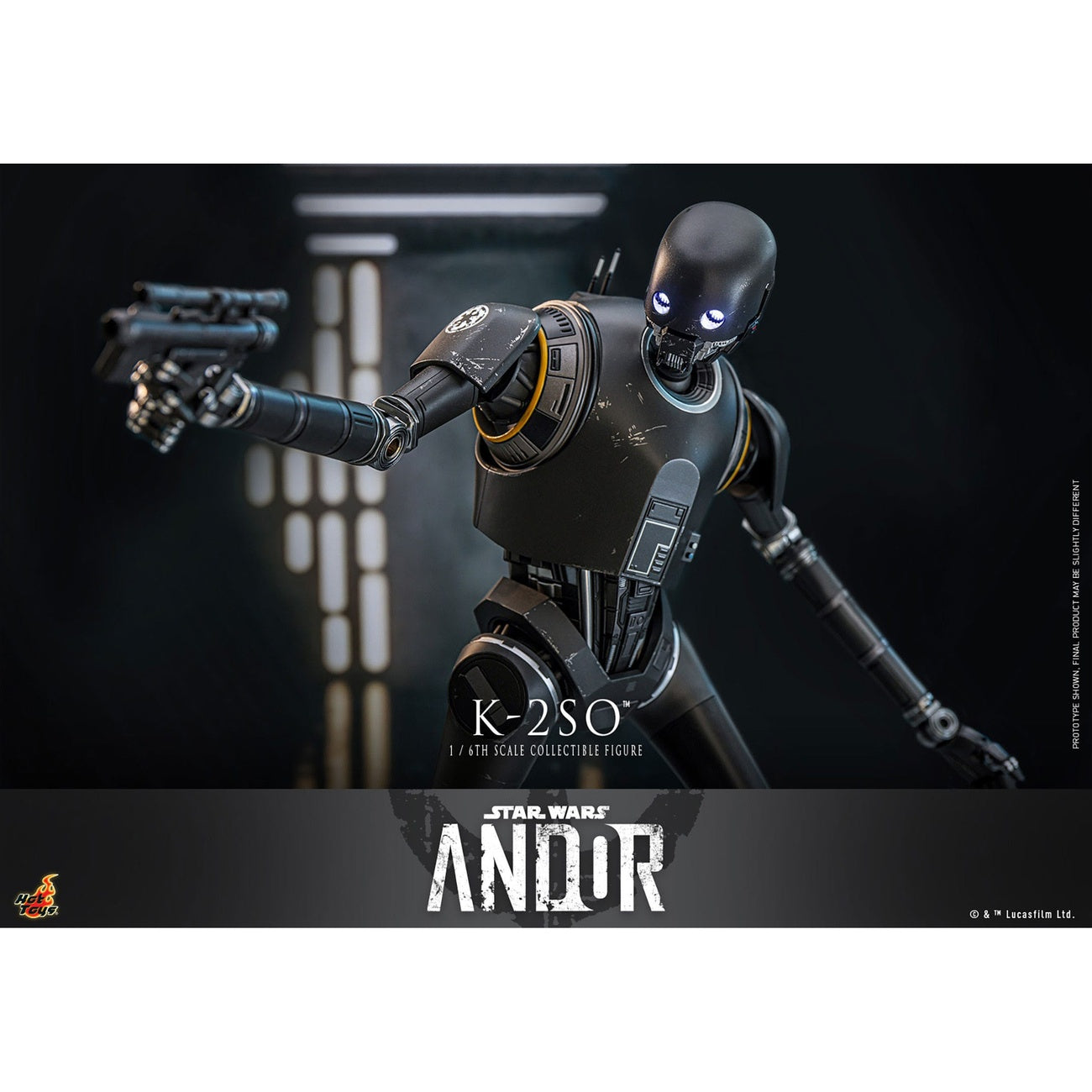 Image produit Star Wars : Andor – Figurine articulée K-2SO échelle 1:6