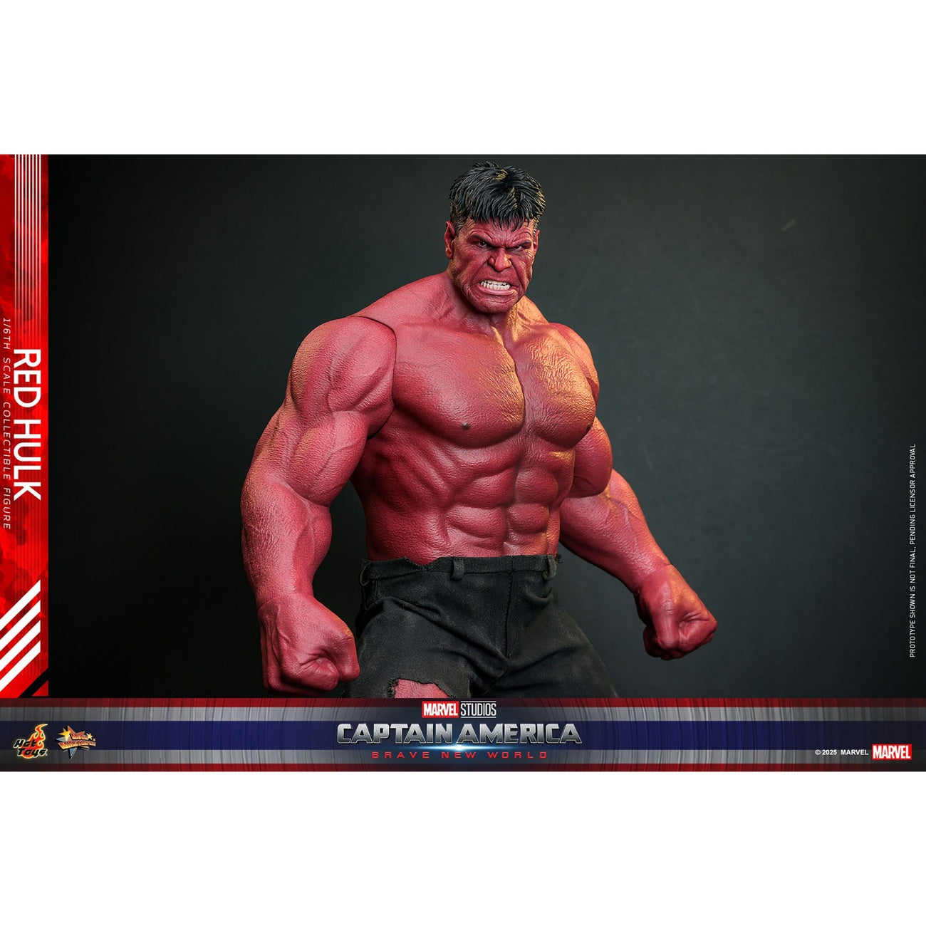 Image produit Captain America : Brave New World - Figurine d’action Red Hulk Masterpiece 1:6