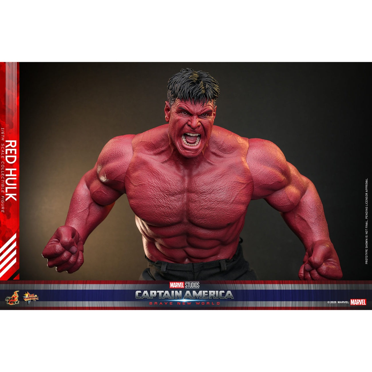 Image produit Captain America : Brave New World - Figurine d’action Red Hulk Masterpiece 1:6