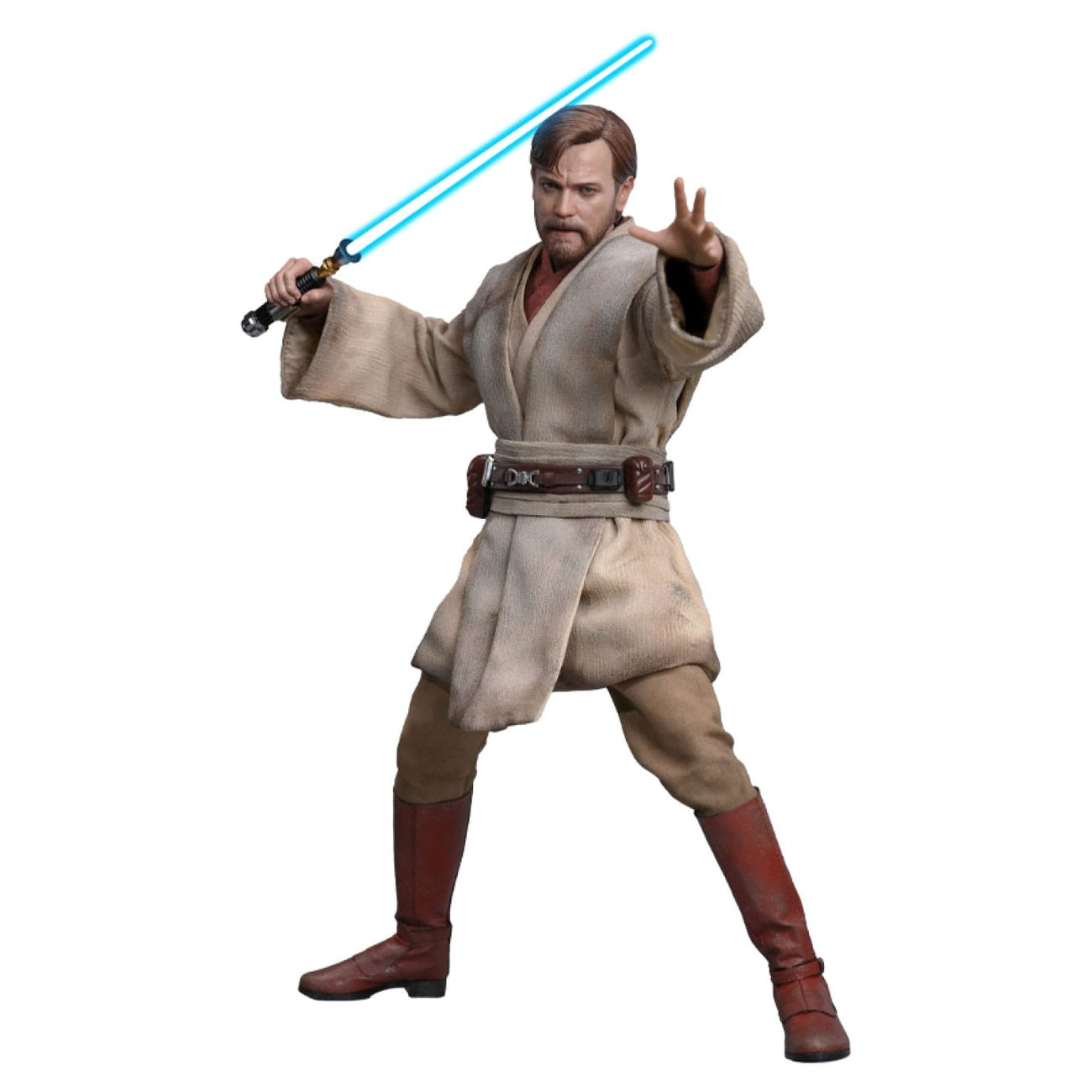 Image produit Star Wars Épisode III : La Revanche des Sith – Obi-Wan Kenobi (Mustafar) figurine d’action Masterpiece 1:6