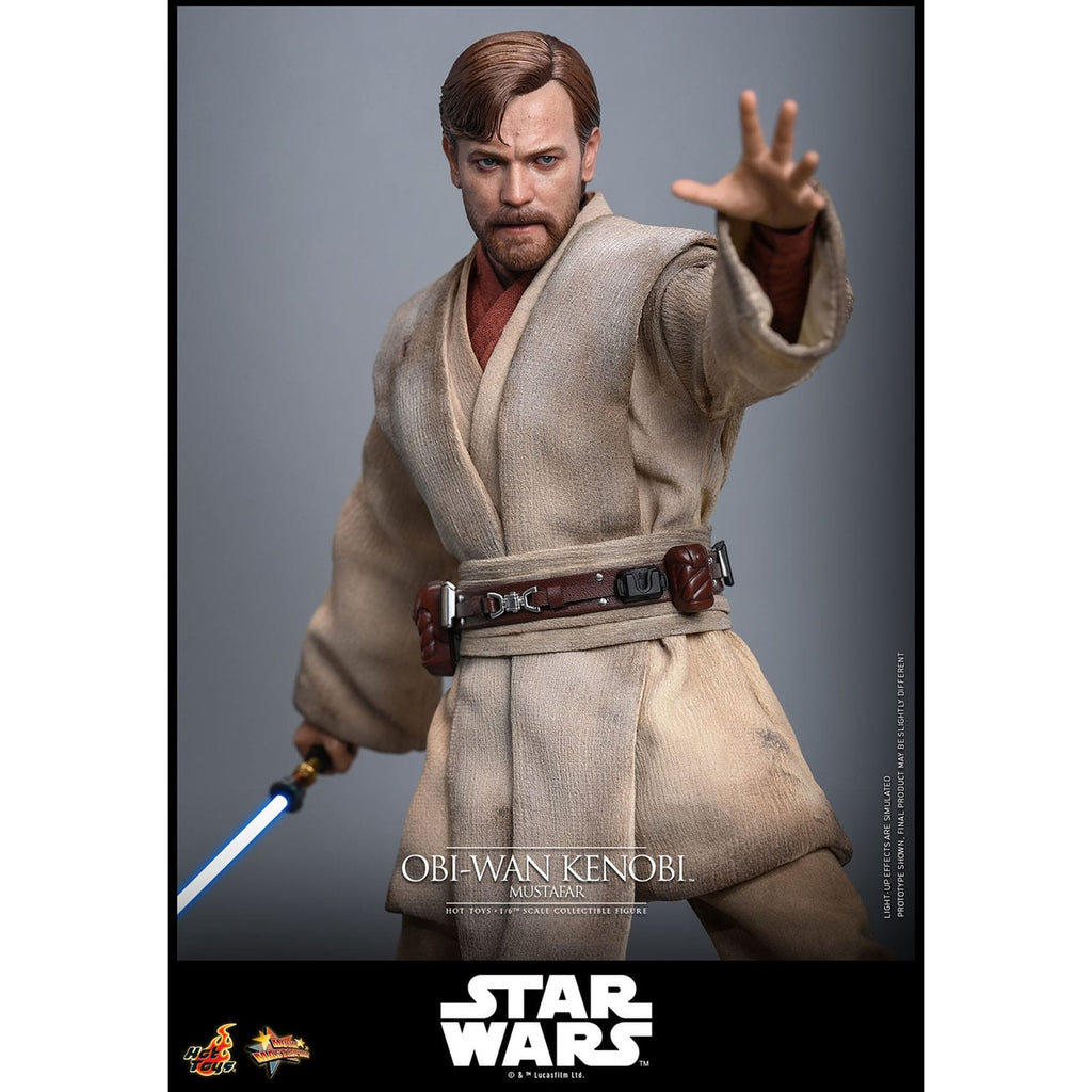 Image produit Star Wars Épisode III : La Revanche des Sith – Obi-Wan Kenobi (Mustafar) figurine d’action Masterpiece 1:6