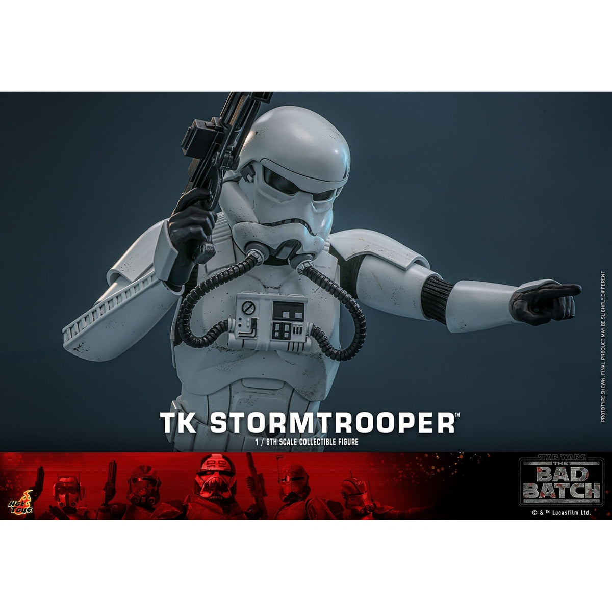 Image produit Star Wars : The Bad Batch - Figurine d’action TK Stormtrooper 1:6