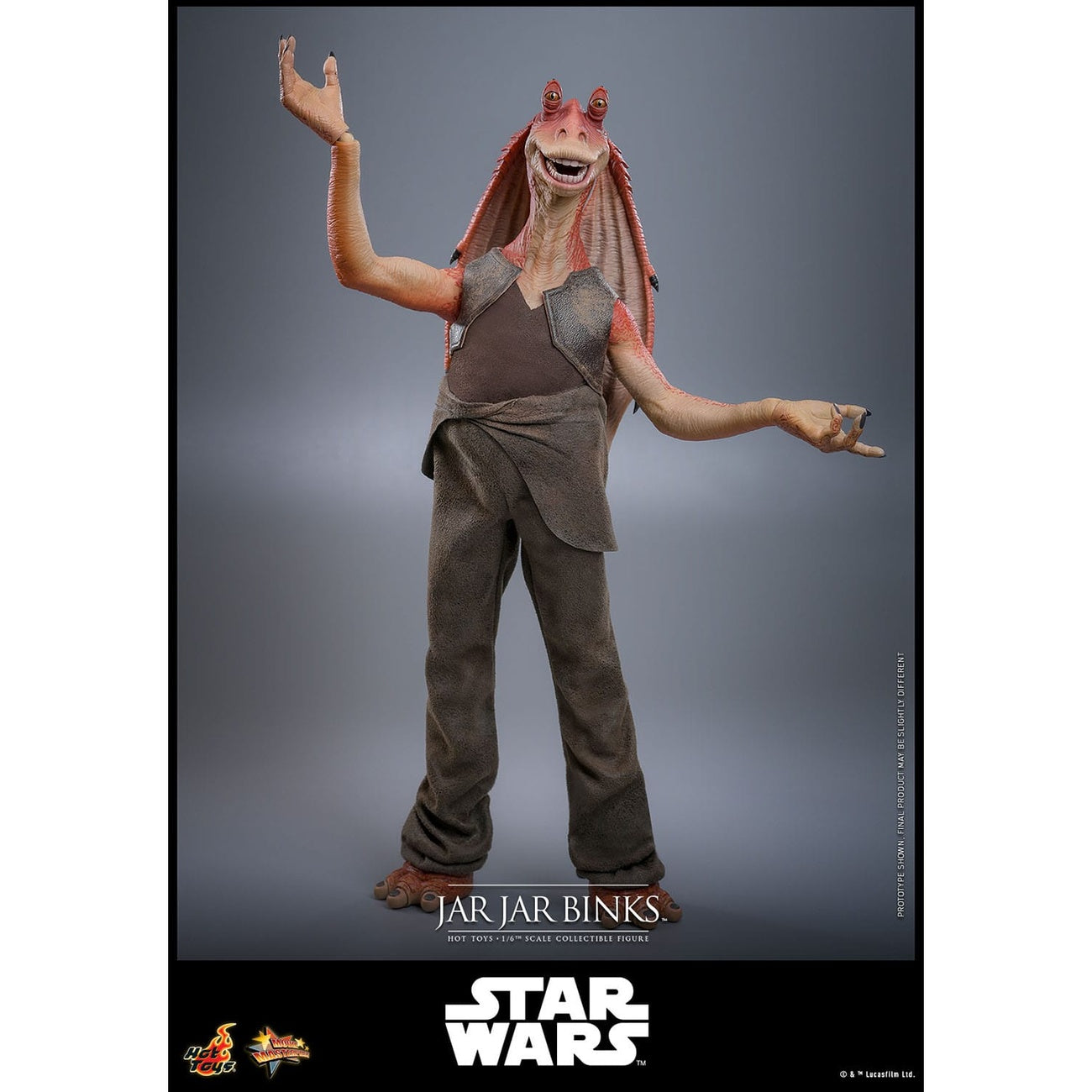 Image produit Star Wars - Figurine articulée Jar Jar Binks 1:6