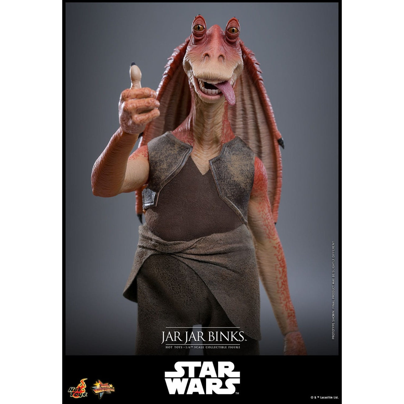 Image produit Star Wars - Figurine articulée Jar Jar Binks 1:6