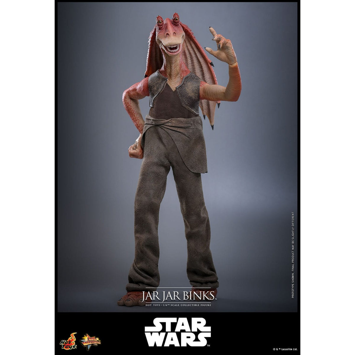 Image produit Star Wars - Figurine articulée Jar Jar Binks 1:6