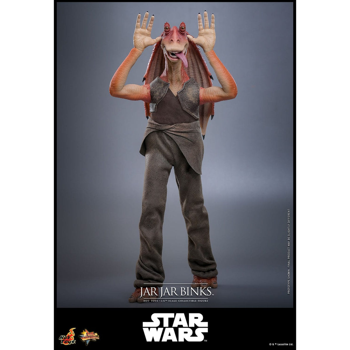 Image produit Star Wars - Figurine articulée Jar Jar Binks 1:6